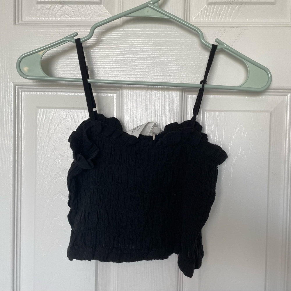 NWT The Handloom Los Angeles The Aria Top in Black One Size